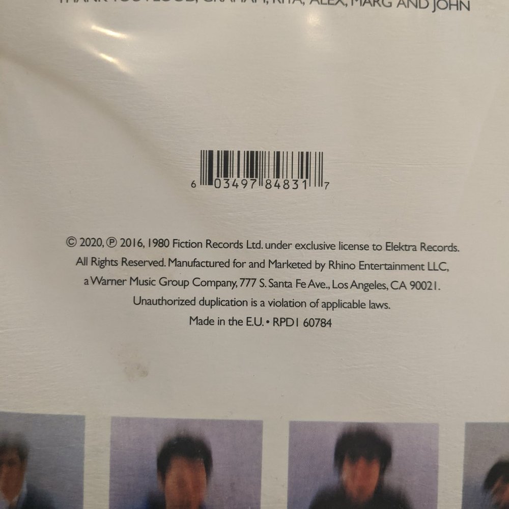 THE CURE - SEVENTEEN SECONDS PICTURE DISC VINYL RECORD RSD 2020 - Picture 5 of 7